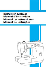 Load image into Gallery viewer, BROTHER LS-1717 INSTRUCTION MANUAL IN ENGLISH FRANCAIS ESPANOL PORTUGUESE SEWING MACHINE
