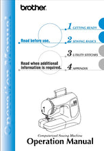 Load image into Gallery viewer, BROTHER NX-200 OPERATION MANUAL ENGLISH SEWING MACHINE
