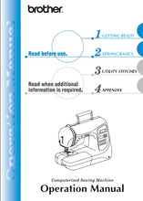 Load image into Gallery viewer, BROTHER NX 600 OPERATION MANUAL IN ENGLISH SEWING MACHINE
