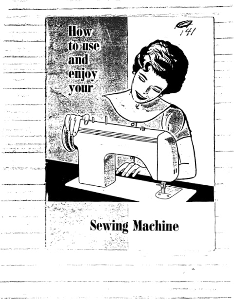 BROTHER OPUS 141 INSTRUCTION MANUAL ENGLISH SEWING MACHINE