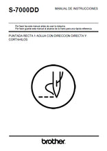 Load image into Gallery viewer, BROTHER S-7000DD MANUAL DE INSTRUCCIONES ESP MAQUINA DE COSER
