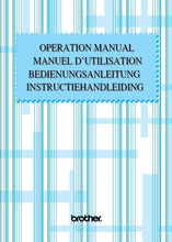 Load image into Gallery viewer, BROTHER VX1400 OPERATION MANUAL MANUEL D'UTILISATION BEDIENUNGSANLEITUNG INSTRUCTIEHANDLEIDUNG ENG FRANC DEUT NL SEWING MACHINE MACHINE A COUDRE NAHMASCHINE NAAIMACHINE
