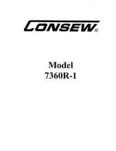 Load image into Gallery viewer, CONSEW MODEL 7360R-1 INSTRUCTION MANUAL IN ENGLISH SEWING MACHINE
