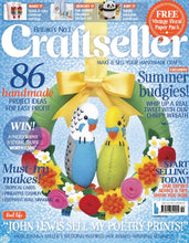 Load image into Gallery viewer, CRAFTSELLER JULY 2015 MAGAZINE ENGLISH SEWING KNITTING AND CRAFTS
