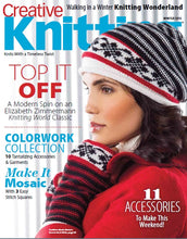 Load image into Gallery viewer, CREATIVE KNITTING DEC 2015 KNITTING MAGAZINE ENGLISH KNITTING PATTERNS
