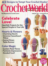 Load image into Gallery viewer, CROCHET WORLD FEB 2012 CROCHET MAGAZINE ENGLISH CROCHET PATTERNS
