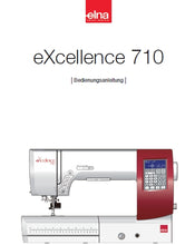 Load image into Gallery viewer, ELNA EXCELLENCE 710 BEDIENUNGSANLEITUNG DEUTSCH NAHMASCHINE
