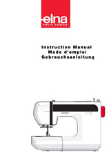 Load image into Gallery viewer, ELNA EXPERIENCE 540S INSTRUCTION MANUAL MODE D&#39;EMPLOI GEBRAUCHSANLEITUNG ENG FRANC DEUT SEWING MACHINE MACHINE A COUDRE NAHMASCHINE
