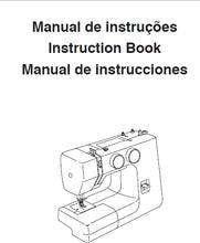 Load image into Gallery viewer, ELNA SEW FUN MANUAL DE INSTRUCOES INSTRUCTION BOOK MANUAL DE INSTRUCCIONES PORT ENG ESP MAQUINA DA COSTURA SEWING MACHINE MAQUINA DE COSER
