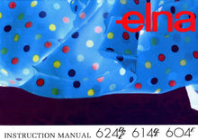 Load image into Gallery viewer, ELNA 624DSE 614DE 604E INSTRUCTION MANUAL ENGLISH SEWING MACHINE
