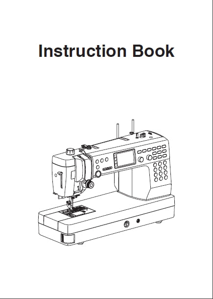 ELNA ELNITA EF72 INSTRUCTION BOOK ENGLISH SEWING MACHINE – THE MANUAL ...