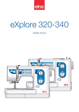 Load image into Gallery viewer, ELNA EXPLORE 320 340 MODO D'USO ITALIANO MACCHINA DA CUCIRE
