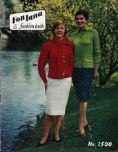 Load image into Gallery viewer, FONTANA 1500 KNITTING BOOK ENGLISH KNITTING PATTERNS
