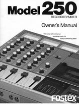 Load image into Gallery viewer, FOSTEX 250 OWNER'S MANUAL BOOK IN ENGLISH RECORDER/MIXER
