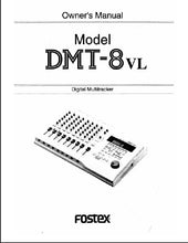Load image into Gallery viewer, FOSTEX DMT-8VL OWNER'S MANUAL IN ENGLISH DIGITAL MULTITRACKER
