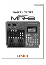 Load image into Gallery viewer, FOSTEX MR-8 OWNER'S MANUAL IN ENGLISH DIGITAL MULTITRACKER
