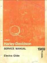 Load image into Gallery viewer, HARLEY-DAVIDSON ELECTRA GLIDE 1959-1969 SERVICE MANUAL IN ENGLISH MOTORCYCLE
