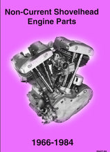 Load image into Gallery viewer, HARLEY-DAVIDSON SHOVELHEAD NON-CURRENT ENGINE PARTS IN ENGLISH MOTORCYCLE
