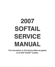 Load image into Gallery viewer, HARLEY-DAVIDSON SOFTAIL 2007 SERVICE MANUAL IN ENGLISH MOTORCYCLE
