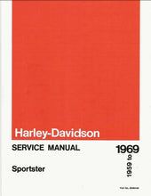 Load image into Gallery viewer, HARLEY-DAVIDSON SPORTSTER 1959-1969 SERVICE MANUAL IN ENGLISH MOTORCYCLE
