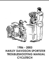 Load image into Gallery viewer, HARLEY-DAVIDSON SPORTSTER 1986-2003 TROUBLESHOOTING MANUAL IN ENGLISH MOTORCYCLE
