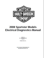 Load image into Gallery viewer, HARLEY-DAVIDSON SPORTSTER MODELS 2008 ELECTRICAL DIAGNOSIS MANUAL IN ENGLISH MOTORCYCLE
