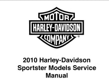 Load image into Gallery viewer, HARLEY-DAVIDSON SPORTSTER MODELS 2010 SERVICE MANUAL IN ENGLISH MOTORCYCLE
