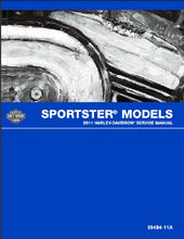 Load image into Gallery viewer, HARLEY-DAVIDSON SPORTSTER MODELS 2011 SERVICE MANUAL IN ENGLISH MOTORCYCLE
