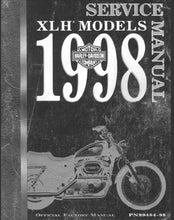 Load image into Gallery viewer, HARLEY-DAVIDSON XLH MODELS 1998 SERVICE MANUAL IN ENGLISH MOTORCYCLE

