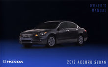 Load image into Gallery viewer, HONDA ACCORD SEDAN 2012 OWNERS MANUAL IN ENGLISH MOTOR CAR
