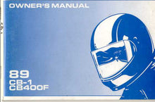 Load image into Gallery viewer, HONDA CB-1 CB-400F OWNERS MANUAL IN ENGLISH MOTORCYCLE
