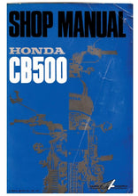 Load image into Gallery viewer, HONDA CB500 SHOP MANUAL IN ENGLISH MOTORCYCLE
