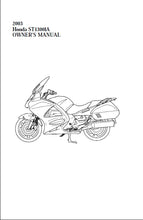 Load image into Gallery viewer, HONDA ST1300 2003 OWNERS MANUAL IN ENGLISH MOTORCYCLE
