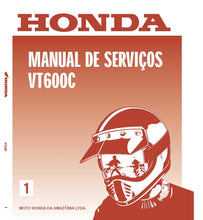 Load image into Gallery viewer, HONDA VT600C MANUAL DE SERVICOS PORTUGUESE MOTOCICLETA

