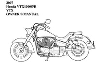 Load image into Gallery viewer, HONDA VTX1300S/R VTX OWNERS MANUAL IN ENGLISH MOTORCYCLE
