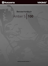 Load image into Gallery viewer, HUSQVARNA VIKING AMBER AIR S 100 BENUTZERHANDBUCH DEUTSCH NAHMASCHINE
