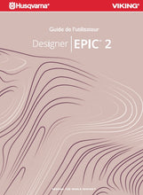 Load image into Gallery viewer, HUSQVARNA VIKING DESIGNER EPIC 2 GUIDE DE L'UTILISATEUR FRANCAIS MACHINE A COUDRE
