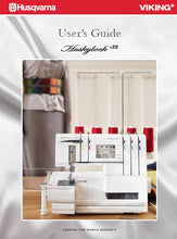 Load image into Gallery viewer, HUSQVARNA VIKING HUSKYLOCK 25 USERS GUIDE ENGLISH SEWING MACHINE
