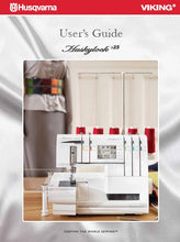 Load image into Gallery viewer, HUSQVARNA VIKING HUSKYLOCK s25 USERS GUIDE ENGLISH SEWING MACHINE
