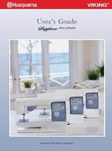 Load image into Gallery viewer, HUSQVARNA VIKING SAPPHIRE 875 QUILT 855 835 USERS GUIDE ENGLISH SEWING MACHINE
