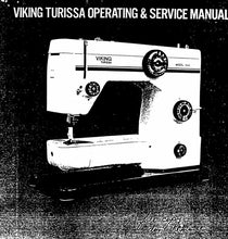 Load image into Gallery viewer, HUSQVARNA VIKING TURISSA 2841 OPERATING AND SERVICE MANUAL ENGLISH SEWING MACHINE
