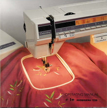 Load image into Gallery viewer, HUSQVARNA VIKING 1250 1 PLUS OPERATING MANUAL ENGLISH SEWING MACHINE
