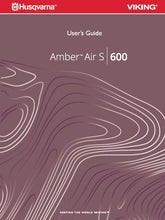 Load image into Gallery viewer, HUSQVARNA VIKING AMBER AIR S/600 USERS GUIDE ENGLISH SEWING MACHINE
