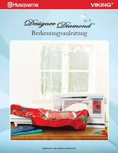 Load image into Gallery viewer, HUSQVARNA VIKING DESIGNER DIAMOND BEDIENUNGSANLEITUNG DEUTSCH NAHMASCHINE
