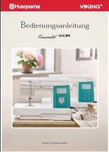 Load image into Gallery viewer, HUSQVARNA VIKING EMERALD 203 183 BEDIENUNGSANLEITUNG DEUTSCH NAHMASCHINE
