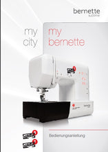 Load image into Gallery viewer, BERNETTE LONDON 7 LONDON 8 BEDIENUNGSANLEITUNG DEUTSCH NAHMASCHINE
