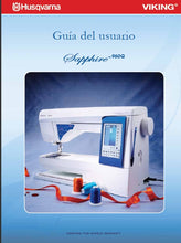 Load image into Gallery viewer, HUSQVARNA VIKING SAPPHIRE 960Q GUIA DEL USUARIO ESPANOL MAQUINA DE COSER
