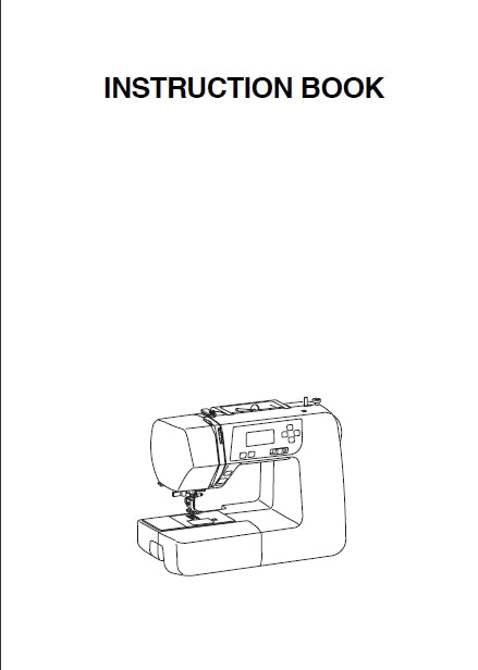 JANOME 2030DC JNH1860 INSTRUCTION BOOK ENGLISH SEWING MACHINE