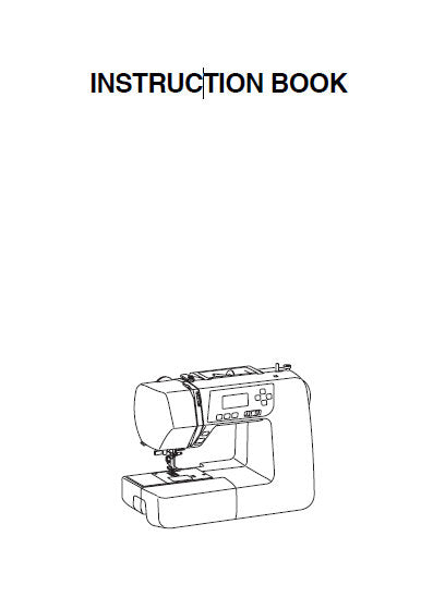 JANOME 3160QDC INSTRUCTION BOOK ENGLISH SEWING MACHINE