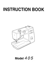 Load image into Gallery viewer, JANOME 405 INSTRUCTION BOOK ENGLISH SEWING MACHINE
